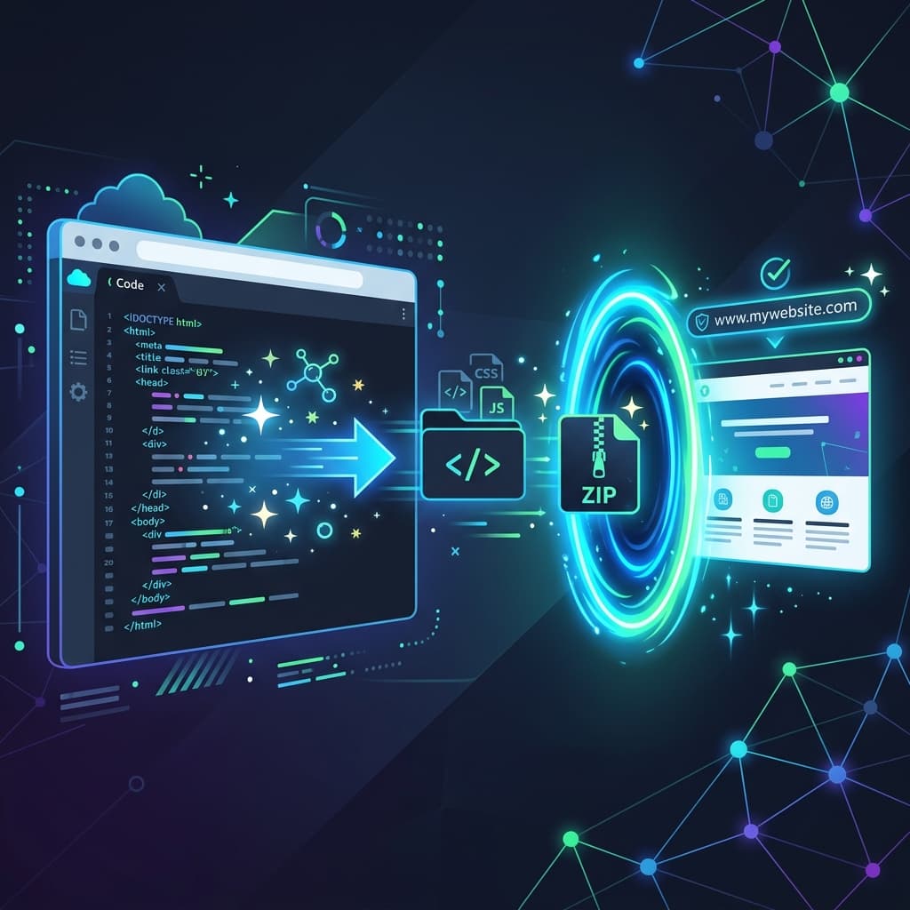How to Create a Website on Google AI Studio and Make It Live with SiteDrop