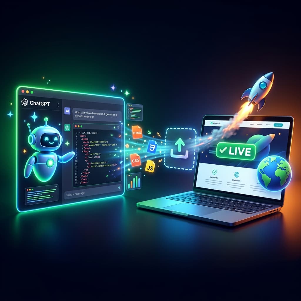 How to Create a Website with ChatGPT and Make It Instantly Live