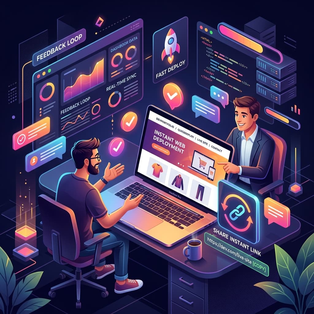 The Fastest Way to Share Client Websites for Feedback Without Hosting