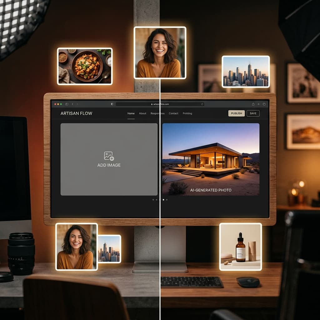Your AI Website Comes With Photos — Here's How to Make Them Yours