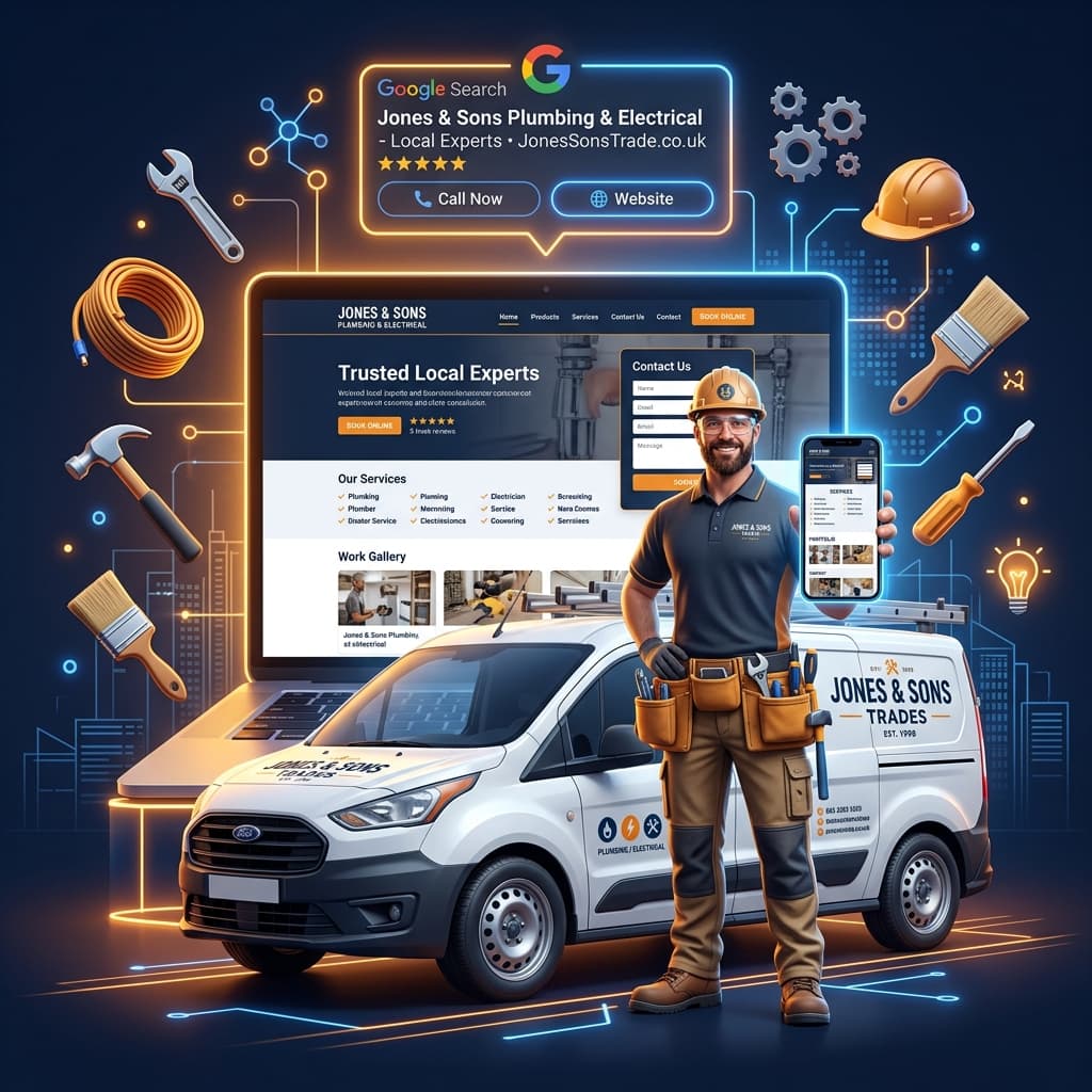 How to Get Your Trade Business Online: Websites for Plumbers, Electricians and Builders