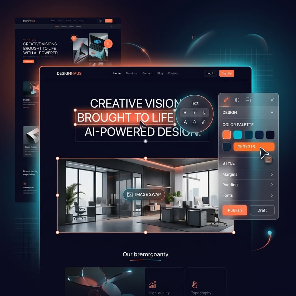 Edit Your AI Website Without Touching Code — The New SiteDrop Visual Editor